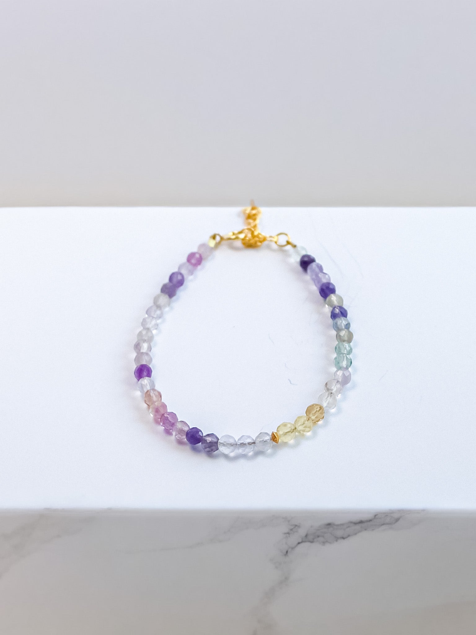 Steinarmband Gelbgold - Fiora - Lovesign - Handmade in Tyrol